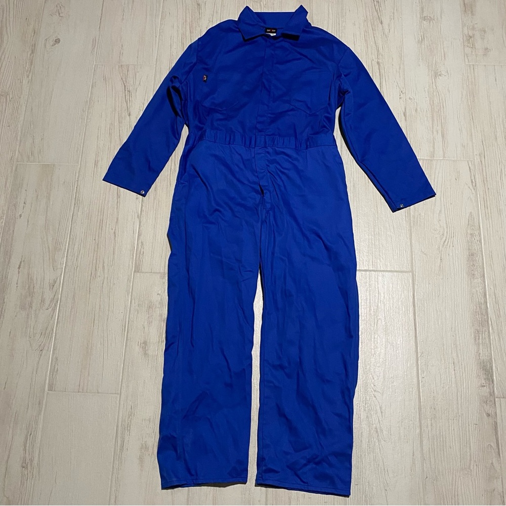 Saf-tech FR Coveralls HRC2 Mens 2XL Blue
